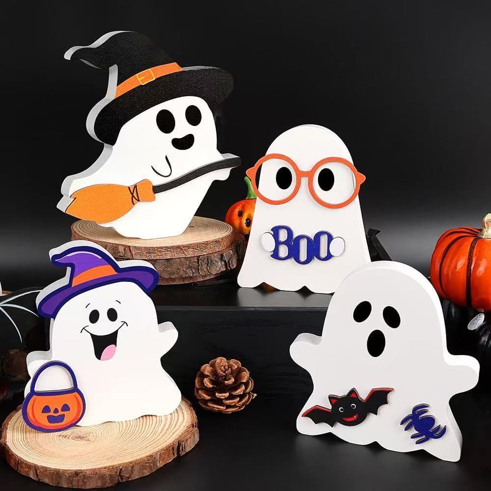 Wholesale 3pcs/pack pumpkin ghost black cat desktop ornaments